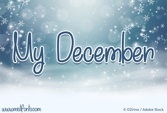 My December Font - Featured Image