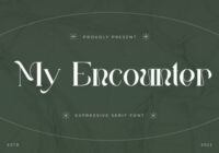 My Encounter Font - Featured Image