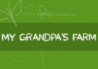My Grandpa's Farm Font - Featured Image