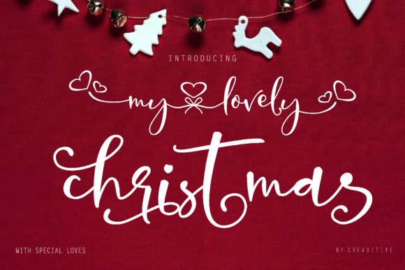 My Lovely Christmas Font - Featured Image
