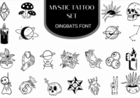 Mystic Tattoo Set Font - Featured Image
