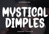 Mystical Dimples Font - Featured Image