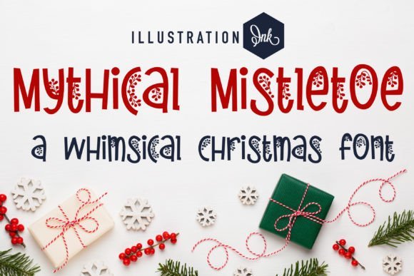 Mythical Mistletoe Font - Featured Image