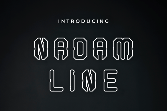 Nadam Line Font - Featured Image