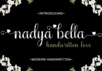 Nadya Bella Font - Featured Image