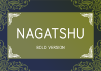 Nagatshu Bold Font - Featured Image