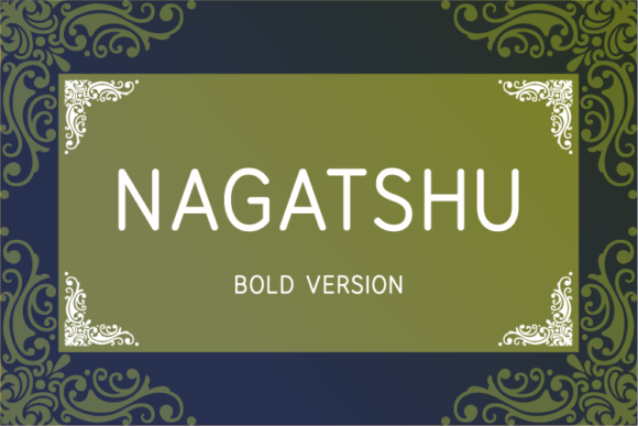 Nagatshu Bold Font - Featured Image