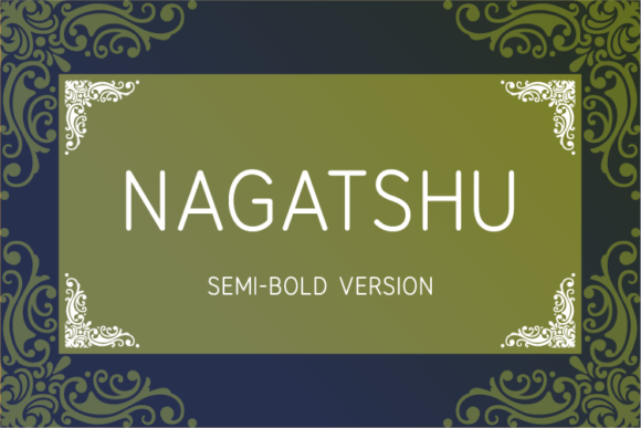 Nagatshu Semi-Bold Font - Featured Image