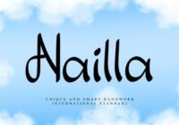 Nailla Font - Featured Image