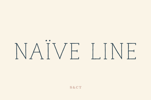 Naive Line Font - Featured Image