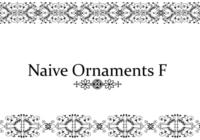 Naive Ornaments F Font - Featured Image