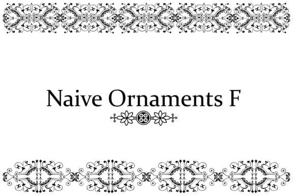 Naive Ornaments F Font - Featured Image
