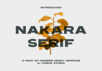 Nakara Serif Font - Featured Image
