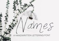 Names Font - Featured Image