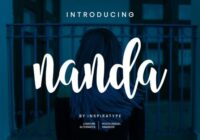 Nanda Script Font - Featured Image