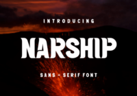 Narship Font - Featured Image