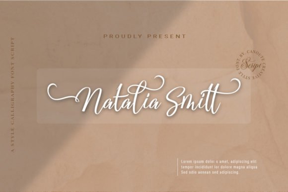 Natalia Smitt Font - Featured Image
