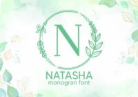 Nathasa Monogram Font - Featured Image