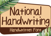 National Handwriting Font - Featured Image