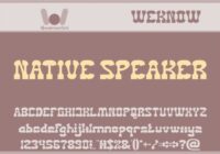 Native Speaker Font - Featured Image