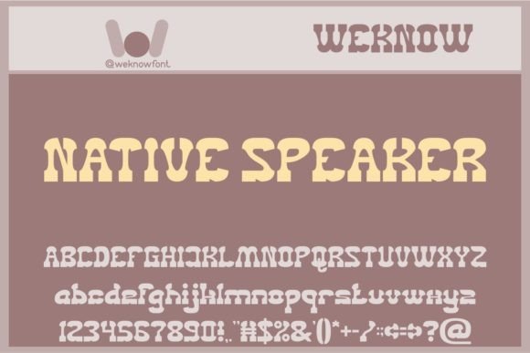 Native Speaker Font - Featured Image