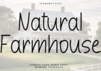 Natural Farmhouse Font - Featured Image