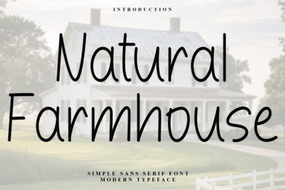 Natural Farmhouse Font - Featured Image
