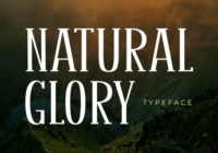 Natural Glory Font - Featured Image