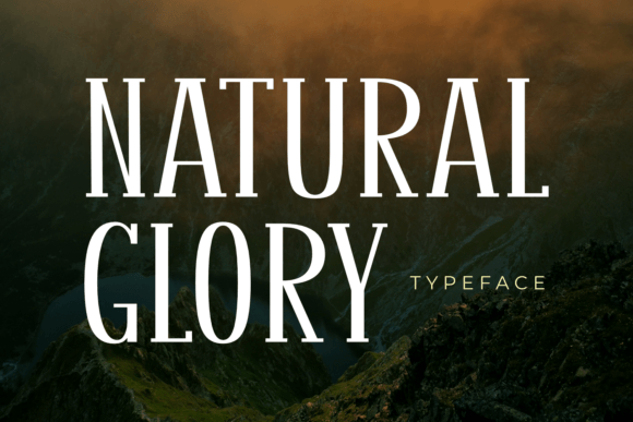 Natural Glory Font - Featured Image