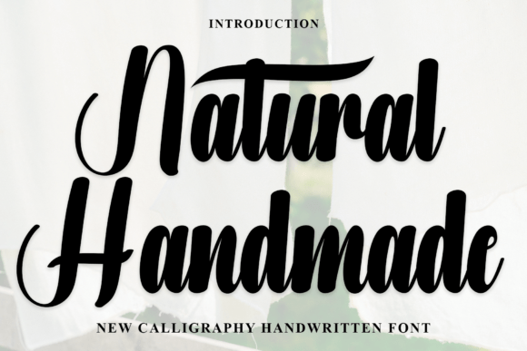 Natural Handmade Font - Featured Image