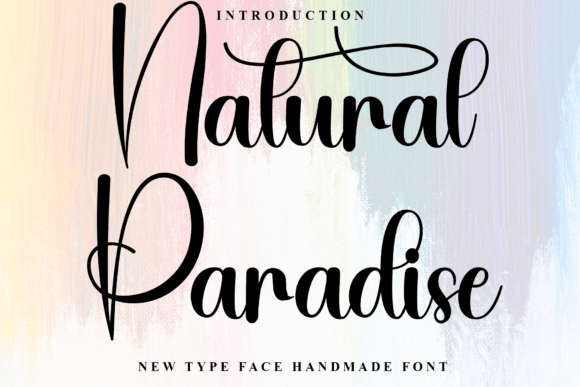 Natural Paradise Font - Featured Image