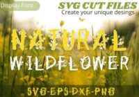 Natural Wildflower Font - Featured Image