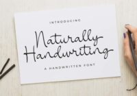 Naturally Handwriting Font - Featured Image