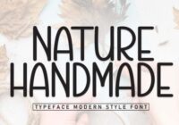 Nature Handmade Font - Featured Image