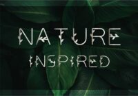 Nature Inspired Font - Featured Image