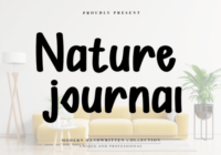 Nature Journal Font - Featured Image