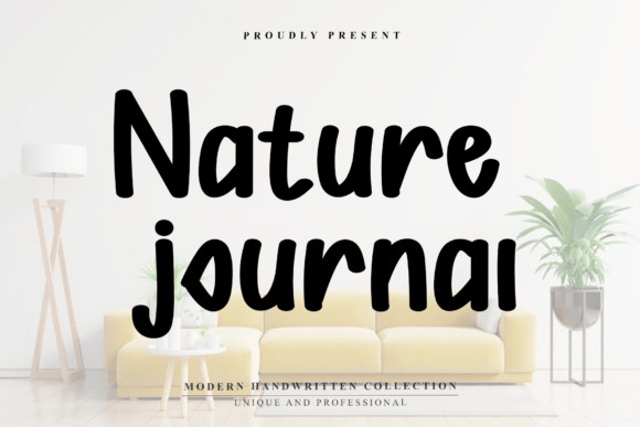 Nature Journal Font - Featured Image