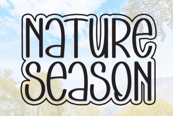 Nature Season Font - Featured Image