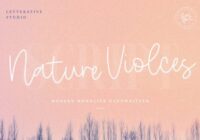 Nature Violces Font - Featured Image