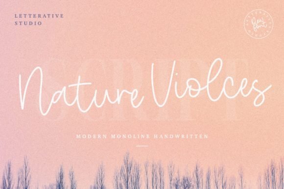 Nature Violces Font - Featured Image