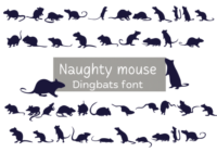 Naughty Mouse Font - Featured Image