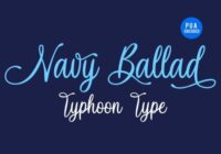 Navy Ballad Font - Featured Image