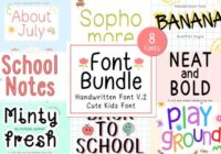 Neat & Clean Handwritten Bundle V.2 Font - Featured Image