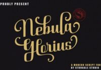 Nebula Glorius Font - Featured Image