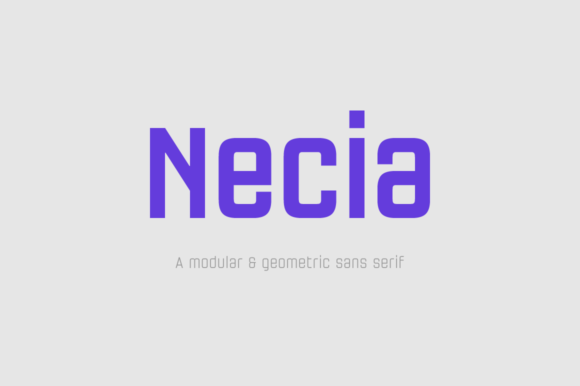 Necia Family Font - Featured Image