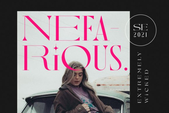 Nefarious Font - Featured Image