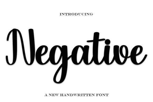 Negative Font - Featured Image