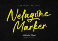 Nelagone Marker Font - Featured Image