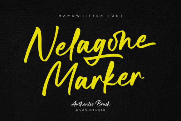Nelagone Marker Font - Featured Image