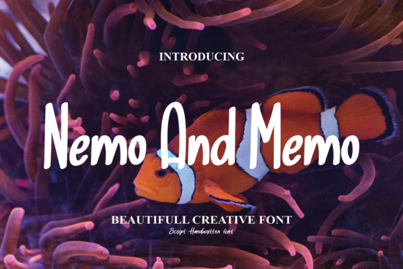 Nemo and Memo Font - Featured Image